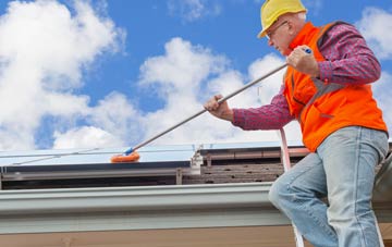 Bank Newton soft wash roof cleaning